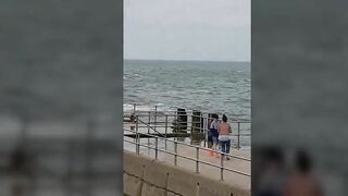 700-ton Ferry Heading For Wales Crashes Into Harbour Wall