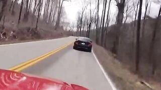 The Edge Of The Road Suddenly Appears