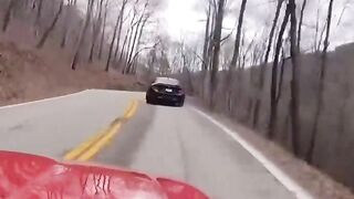 The Edge Of The Road Suddenly Appears