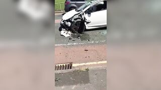The Consequences Of A Head-on Collision Between Motorcyclists