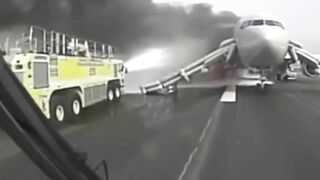 American Airlines Plane With 161 People On Board Catches Fire