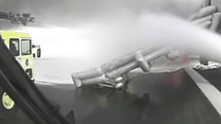 American Airlines Plane With 161 People On Board Catches Fire