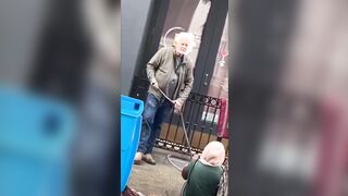 Asshole Store Owner Waters, Local Homeless Girl