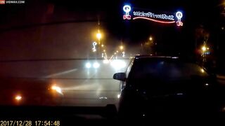 BMW Hits Several Cars