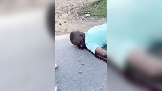 Cyclist Crashes Into Power Pole In Devastating Fashion