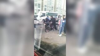 Biker Shows Woman His Ripped Genitals