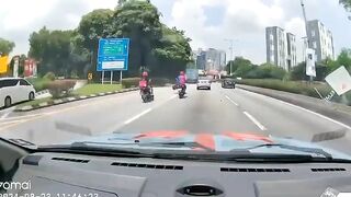 Motorcyclist Killed By Spinning Tire