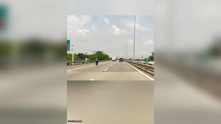 Cyclist Brutally Dismembered By Partition