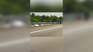 Cyclist Brutally Dismembered By Partition