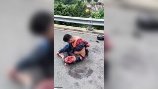 Cyclist Brutally Dismembered By Partition