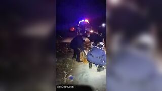 Swollen Man Pulled Out Of Hole