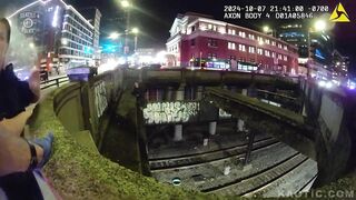 Brave Seattle Police Officer Rescues Man From Moving Train