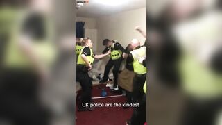 British Police Officer Filmed At Domestic Fight