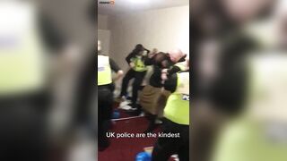 British Police Officer Filmed At Domestic Fight