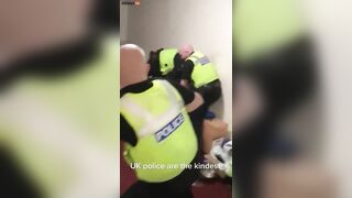 British Police Officer Filmed At Domestic Fight