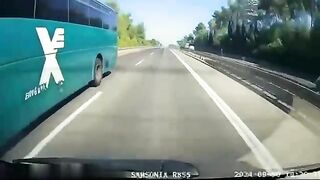 Bus Hits Person