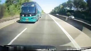Bus Hits Person