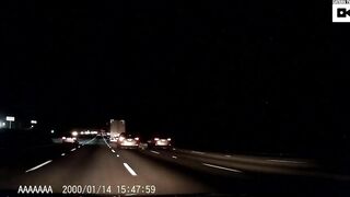 Car Burns On Highway