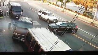 Car Crashes Directly Into Parked SUV