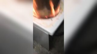 Preparing French Fries With Boiling Tar
