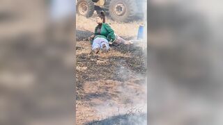 Couple Electrocuted While Trying To Put Out Fire