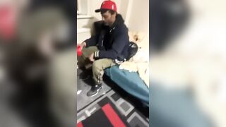 A Madman Accidentally Sets Himself On Fire