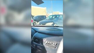 Crazy Parking Lot Karen Attacks Young Woman