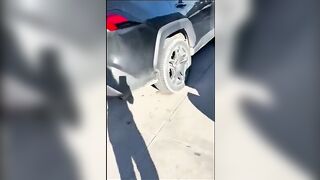 Crazy Parking Lot Karen Attacks Young Woman