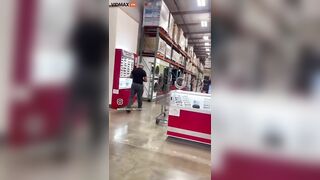Weird Girl Caught Filming Miniskirt At Costco