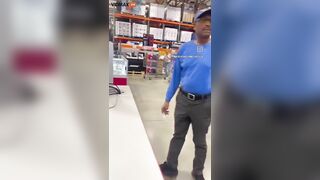 Weird Girl Caught Filming Miniskirt At Costco