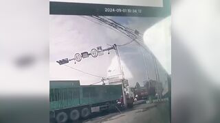 Bicyclist Hit By Truck