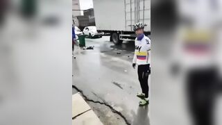 Bicyclist Hit By Truck