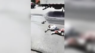 Bicyclist Hit By Truck