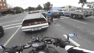 Dashcam Footage Shows Moment A Truck Slams Into An Inattentive Car