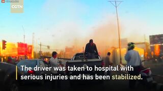 Dashboard Camera Captures Dramatic Truck Accident