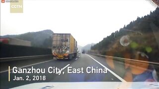 Shot Of The Dashboard Of A Car Before It Flipped Over