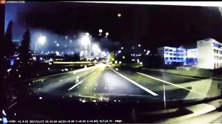 Dashcam Footage Captures Semi-truck Accident In Portland, Oregon