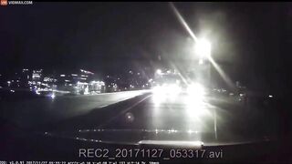 Dashcam Footage Captures Semi-truck Accident In Portland, Oregon