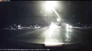 Dashcam Footage Captures Semi-truck Accident In Portland, Oregon