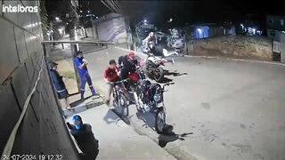 Fatal Motorcycle Head-on Collision In Brazil