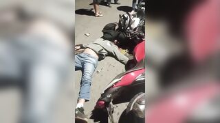 Fatal Motorcycle Head-on Collision In Brazil