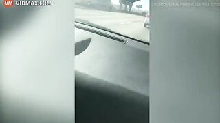 Dozens Of Cattle Scattered On Highway After Truck Accident