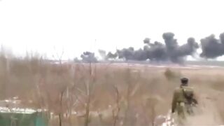 Dramatic Moment: Russian MiG-29 Fighter Jet Catches Fire