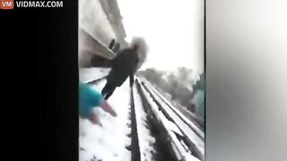 Dramatic Moment: Bystander Helps Save Unconscious Man On Q