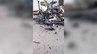 The Driver Fell Down At The Intersection With The Intention Of Committing Suicide