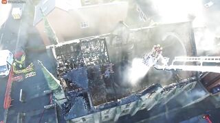 Drone Footage Captures The Aftermath Of A Devastating Fire - Video