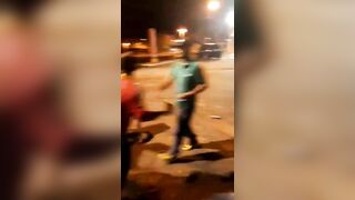 A Drunk Man Hit A Woman On The Street And Got Punished Immediately