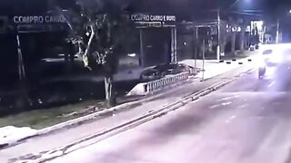 Drunk Driver Hits Singer On Motorcycle