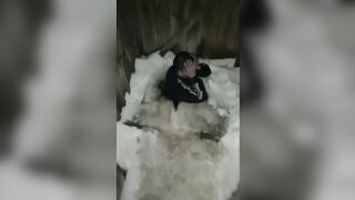 A Drunk Man Fell Into An Outdoor Toilet And Froze All Night