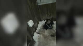 A Drunk Man Fell Into An Outdoor Toilet And Froze All Night
